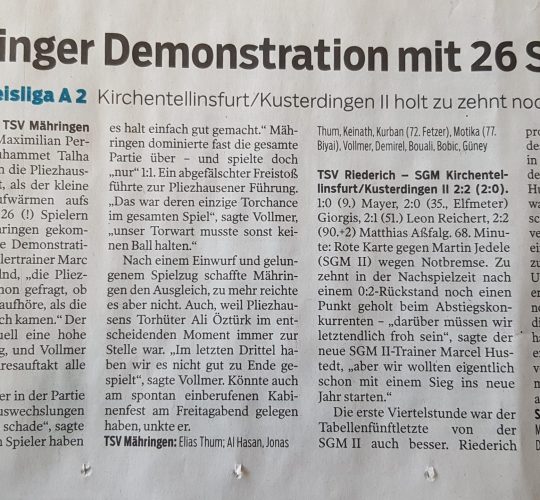 Schwäb. Tagblatt 27.02.2023